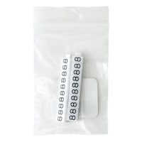 友屋 ニュープライスキューブ補充M用(20粒)白/黒 8 ※2袋以上から注文可能(販売価格は1袋単位の価格)
