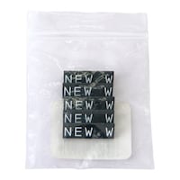 友屋 ニュープライスキューブ補充M用5セット黒/白NEW ※2袋以上から注文可能(販売価格は1袋単位の価格)