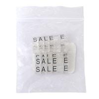 友屋 ニュープライスキューブ補充M用5セット透明/黒SA ※2袋以上から注文可能(販売価格は1袋単位の価格)