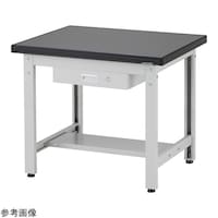 アズワン 耐薬耐荷重作業台(引出し・下棚付き)ケミサーフ仕様 1800×900×750mm AWT1890DL