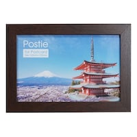 万丈 ポストカード用額 ポスティ ブラウン POSTIE BR ※2個以上から注文可能(販売価格は1個単位の価格)