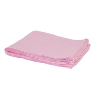 アズワン フェイスタオル 200匁 ピンク 日本製 1セット(12枚入) FC070902
