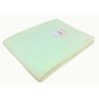 アズワン 大判バスタオル 無撚糸カラー 70×140cm GREEN 1セット(10枚入) LK436104