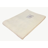 アズワン 大判バスタオル 無撚糸リブカラー 70×140cm IVORY 1セット(10枚入) LN601413