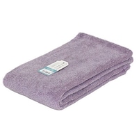 アズワン ループ付きバスタオル ローキーカラー 60×120cm PURPLE 1セット(10枚入) BP494405