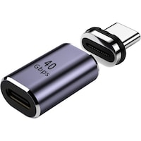 ZART USB TypeC マグネットアダプタ 40Gb/s 100W急速充電対応 I型 MCY013