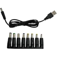 ZART USB DC 電源供給ケーブル 8種プラグ付き 5V MCY026 ※2個以上から注文可能(販売価格は1個単位の価格)