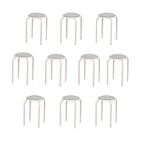 エイ・アイ・エス スタッキングスツール10脚セット グレー AHSN10x10pcs GY
