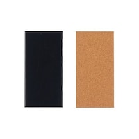 ハイロジック スチールパネル 20×10cm ブラック 1袋(2枚入) 59027