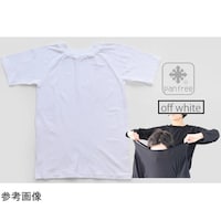 ラック産業 インナー半袖 「前後・裏表 無」 着脱名人 (オフ白) 男性 ML/女性 LLL 34