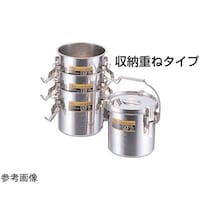 大屋金属 CLO テーパーパッキン汁食缶目盛付 30cm 穴無