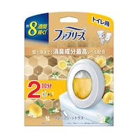 P&Gプロフェッショナル ファブリーズトイレ用消臭剤プレミアムシリーズ 消臭成分最高レベル フレッシュシトラス 本体+替 2個