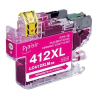 プレジール プレジール LC412XLM対応 汎用インクカートリッジ マゼンタ(顔料) PLEBR412XLM