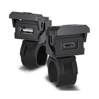 プロト バイク用 USB電源 TYPEA+C(タイプA+C)QC3.0 PD対応 PTU003