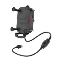 プロト 防水ワイヤレス充電Xグリップ テザー付(最大15W出力)1インチボール RAMHOLUN12WB1