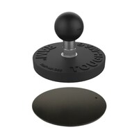 プロト タフマグネットベース 貼付スチールプレートセット 直径66mm 1インチボール RAMBMAG66PU