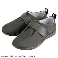 オオサキメディカル PH転びにくいシューズ つま先有 黒 左足 L 71517
