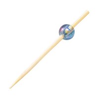 ヤマコー 用美 業務用 ビーズ串 5cm 青 1箱(50本×10セット入) yamaco21615X10