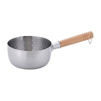アズワン ステンレス雪平鍋16cm ガス火・IH調理器対応 1袋(5個入) YPS16X5