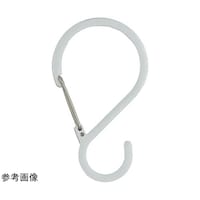 蝶屋物産 Sフックカラビナ 中 シルバー 1箱(10個入) ATC46808X10