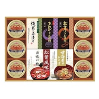 中久 贅沢フリーズドライと海の幸詰合せあわび入・松茸入お吸い物・丸美屋海苔茶漬け ほか 2654047