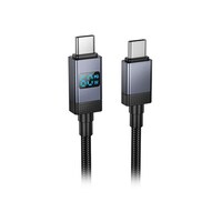 hoco. X118 PD60W デジタルディスプレイケーブル リアルタイム電力表示できる USB2.0対応 X118CCBK