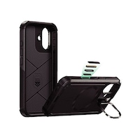 ESR Cyber Armor スタンド付き耐衝撃ケース for iPhone 17 ブラック ES27900i17