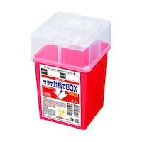 サラヤ 針捨てBOX 1.4L 赤色 半透明 1ケース(50個入) 45389
