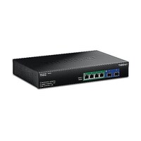 TRENDnet 6ポート 2.5G GaN電源 PoE++スイッチ 10G SFP+ポート搭載(240W) TPEBG5062/A