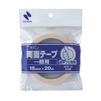 ニチバン ニュープロ推薦両面テープ 15mm×20m NPW15 ※2個以上から注文可能(販売価格は1個単位の価格)