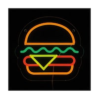 TRI サインライト LED Burger ネオニーサインライト SLOWER SLW379