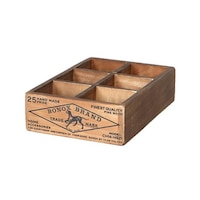 ダルトン 小物収納 ダルトン DULTON 6 PARTITION WOODEN BOX H65 ウッデン ボックス 木製 幅17×奥行24.5×高さ6.5cm