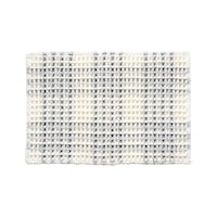 オカ バスマット 40×60cm チェック柄 さらっとバスマット グレー