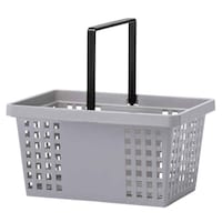 吉川国工業所 バスケット キャリーバスケット 幅43×奥行30×高さ22cm グレー 2002