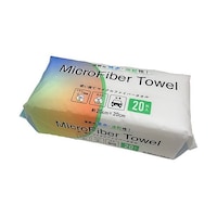 オーミケンシ マイクロファイバーウエス 20×20cm 20枚入パック 1020