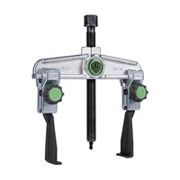 クッコ スライド式ギヤプーラー 2本アーム 薄爪・固定ノブ付き 最大径120mm 深さ100mm 2010xS