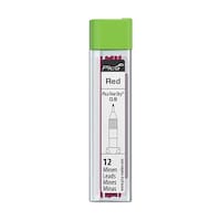 Pica Marker社 建築用シャープペンシル”Fine Dry” 用丸芯0.9mm 12本入り 赤 7031