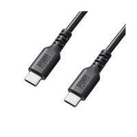 サンワサプライ USB 2.0 TypeCケーブル(CC・ストレート・60W・2m) KUCCP6020TK2