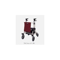 パナソニックエイジフリー くらしサポート歩行車 スムーディ<買物用>スリム ワインレッド PNL70102R ワインレッド
