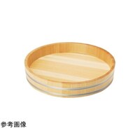 ヤマコー 椹 浅型盛桶(ステンレス・溝切加工付)9寸 04323