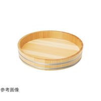 ヤマコー 椹 浅型盛桶(ステンレス・溝切加工付)8寸 04420