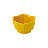 ヤマコー 桔梗型珍味入 黄 29165 ※2個以上から注文可能(販売価格は1個単位の価格)