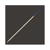 ヤマコー 彩り竹丸串(50本入)太 180mm 紺 21700