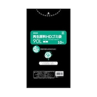 HEIKO 再生原料HDゴミ袋 90L 黒 1パック(10枚入) 006602723 ※2パック以上から注文可能(販売価格は1パック単位の価格)