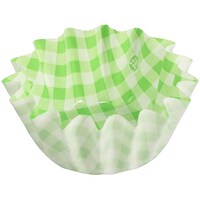 HEIKO 純白ペットケース 6号深 緑チェック 1本(250枚入) 004529038 ※2本以上から注文可能(販売価格は1本単位の価格)