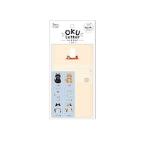 シード OKU LETTERねこ 1パック(5枚入) RSOKUNK ※2パック以上から注文可能(販売価格は1パック単位の価格)
