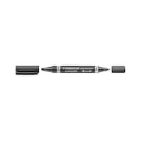 ステッドラー ルモカラーデュオ ブラック太書き 348B9 ※2本以上から注文可能(販売価格は1本単位の価格)