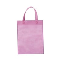 サンナップ 不織布手提バッグA4マチ無 ピンク 1パック(10枚入) FCBA4PKN