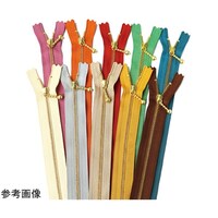 YKK 玉付きファスナー 12cm オータムカラー10色アソート 10色各1本 ゴールド 3G12AT10MIX