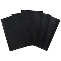 ニホンチュウコウボウ アクセサリー用レザークロス 約9×14cm ブラック 1セット(5枚入) A10200